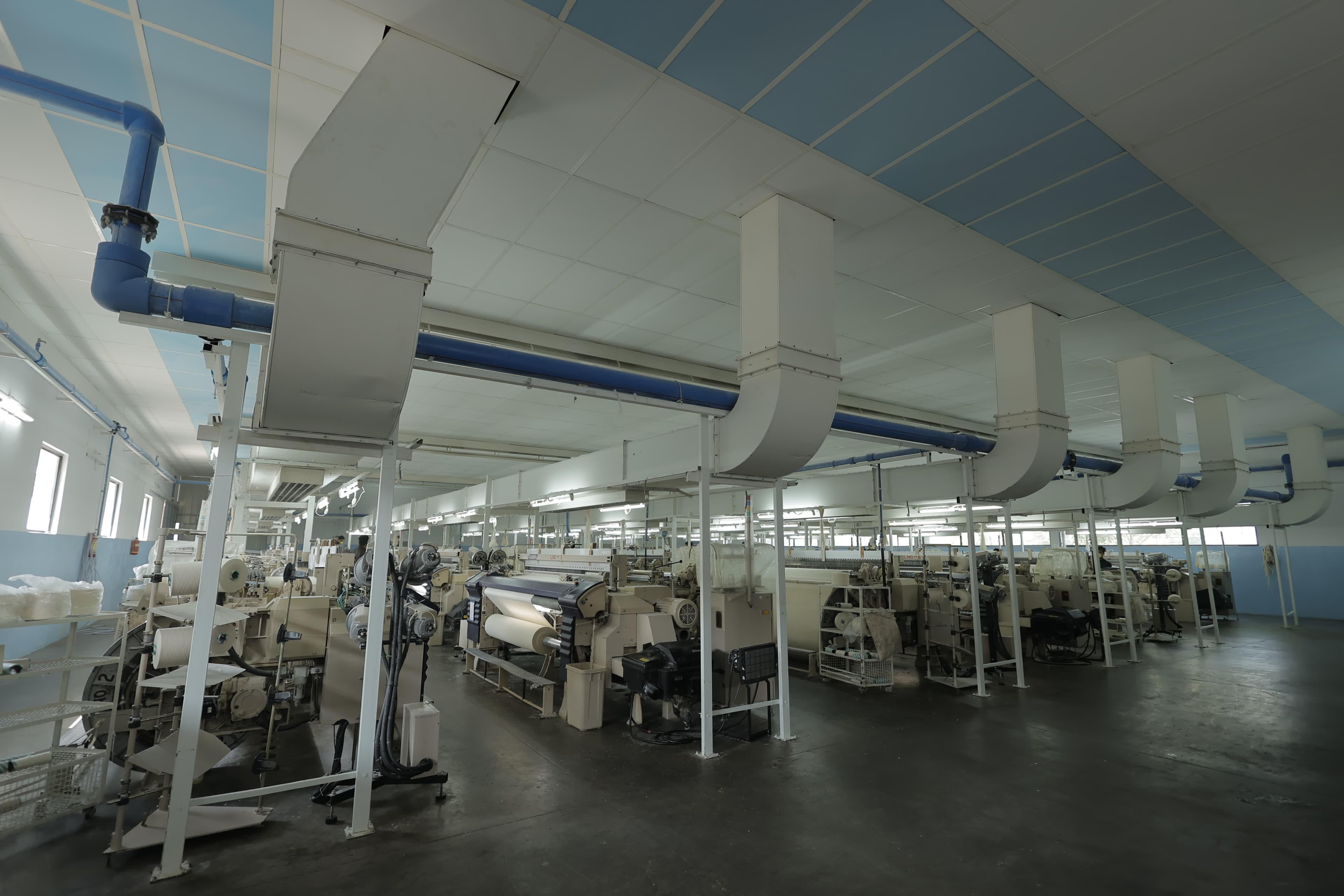 Tsudakoma air-jet weaving machine in operation at Umed Group