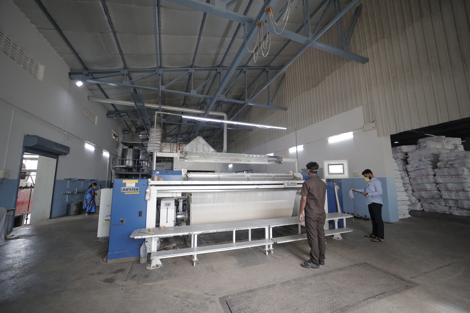 Integrated spinning and weaving manufacturing facility at Umed Group